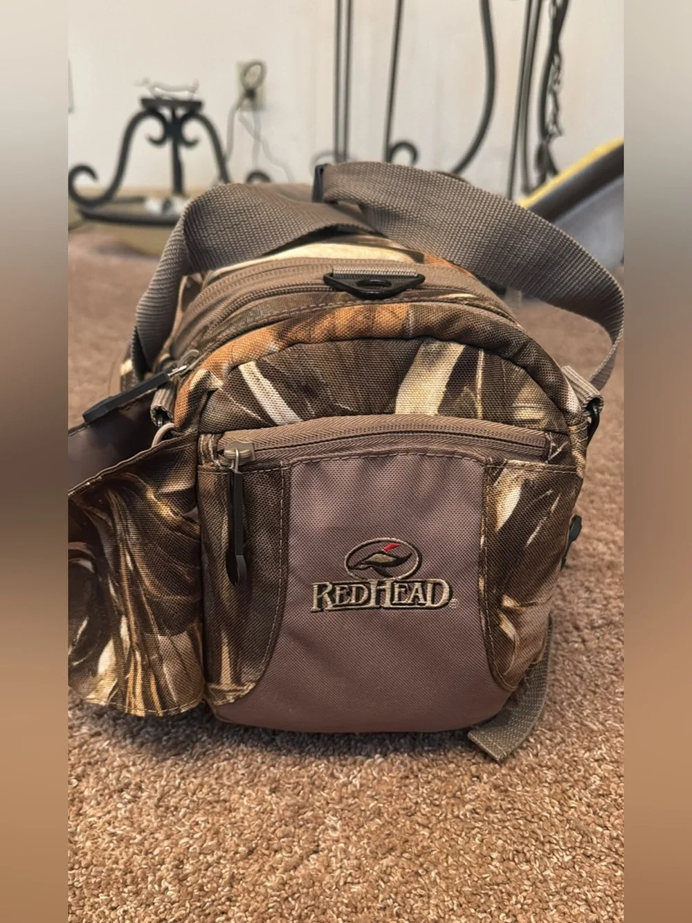 RedHead Realtree Camo Duffel Bag in Brown and Tan